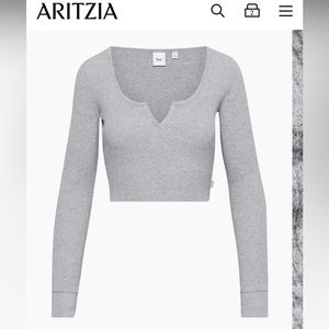Aritzia Tna Waffle Scoopneck Longsleeve xxs plus 3 other longsleeves